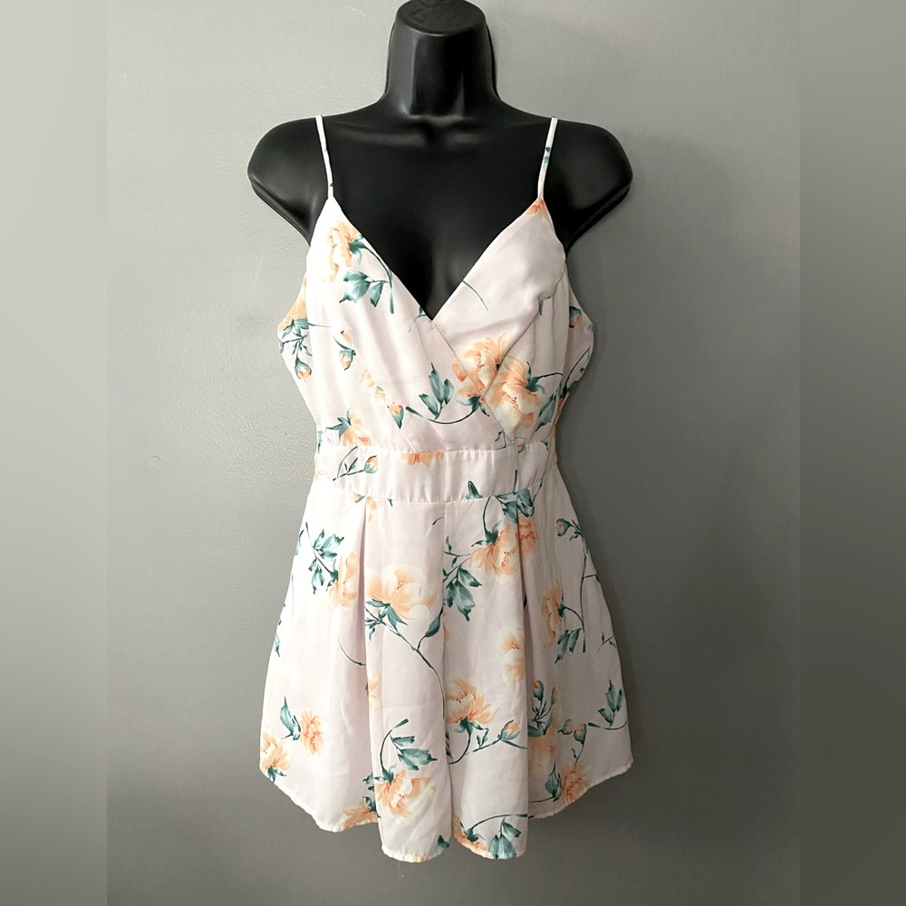 Spaghetti strap romper